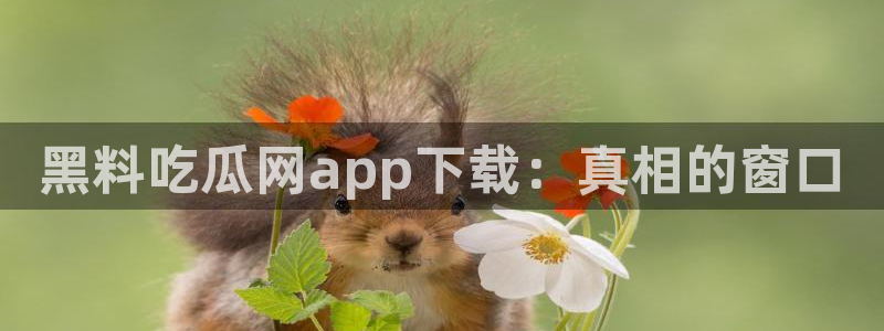 51吃瓜热门吃瓜:黑料吃瓜网app下载:真相的窗口